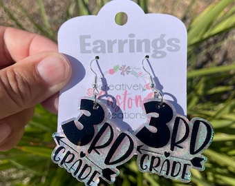 School Teacher Earrings, Elementary Teacher Gift, Fun Teacher Earrings, Primary Teacher Gift, Jewelry for Teacher, Teacher Appreciation Gift