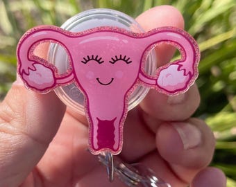 OBGYN Badge Reel, Gynecologist Gifts, Womens Health Badge Reels, Labor and Delivery Nurse Gifts, OBGYN Nurse Christmas Gift, Nurse Gifts