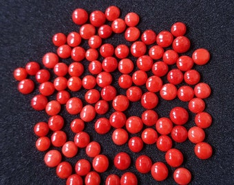 100/% Natural Red Coral Round Tube Shape Cabochon Loose Gemstone For Jewelry 4.65 Ct 18X5 MM AAA Quality Red Coral