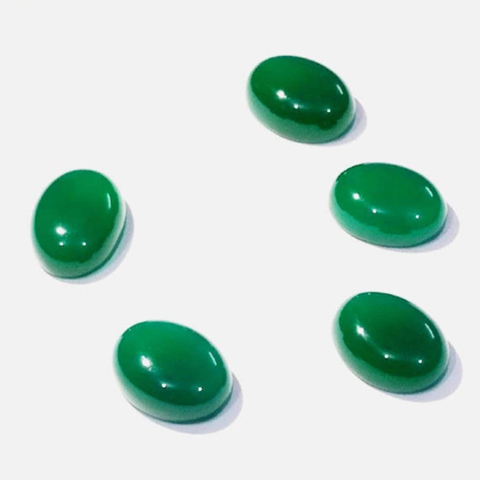 Sale GREEN ONYX Gemstone Loose Onyx Stones Approx 10 x 14 MM Etsy