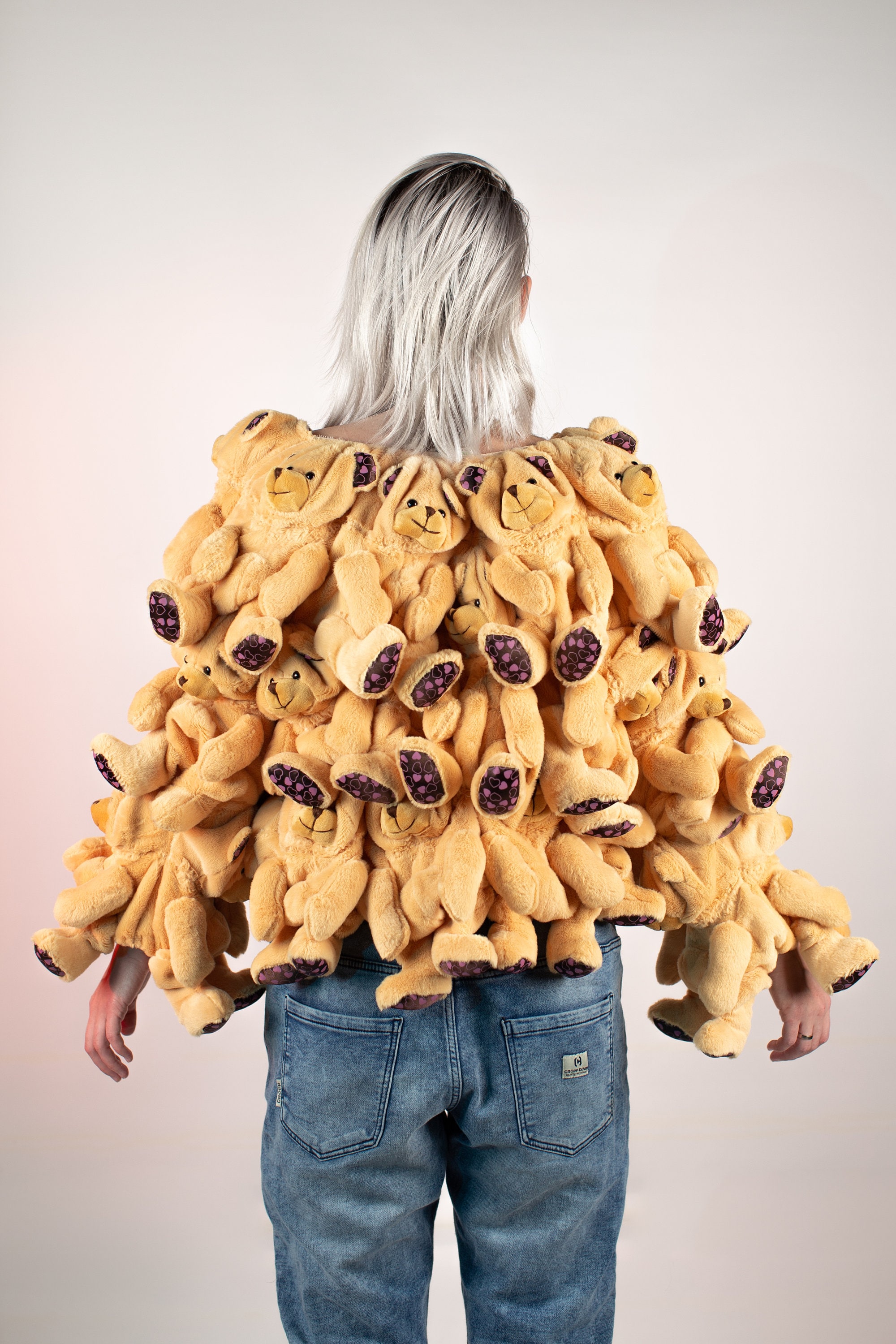 Fur Coat Jacket Teddy Bears Animal Toy Style Fashion Cute Etsy