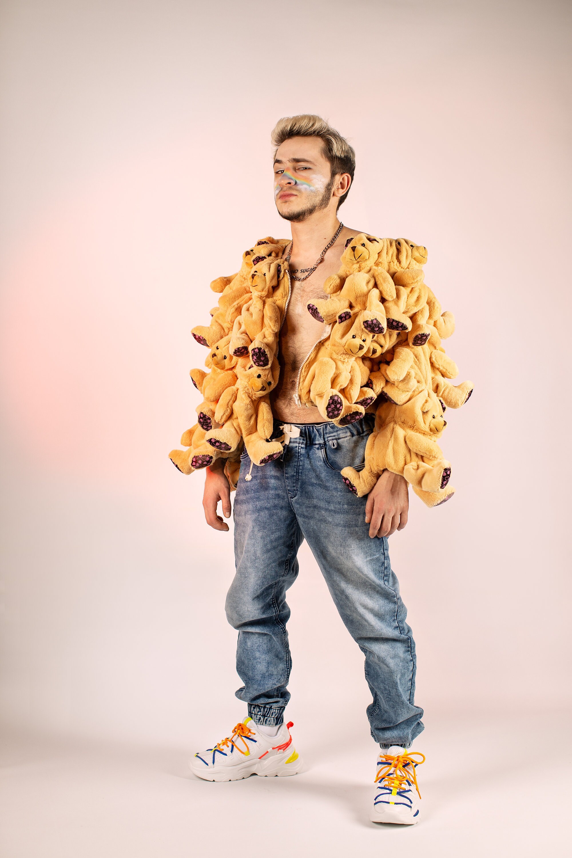 Fur Coat Jacket Teddy Bears Animal Toy Style Fashion Cute Etsy