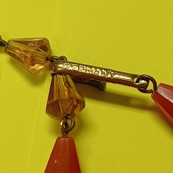 Two Stranded Dangle Necklace In Pretty Fall Color… - image 6