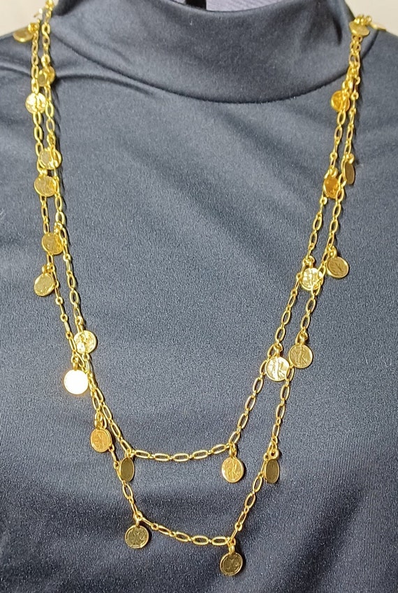 Joan Rivers Extremely Long Goldtone Chain Necklac… - image 6