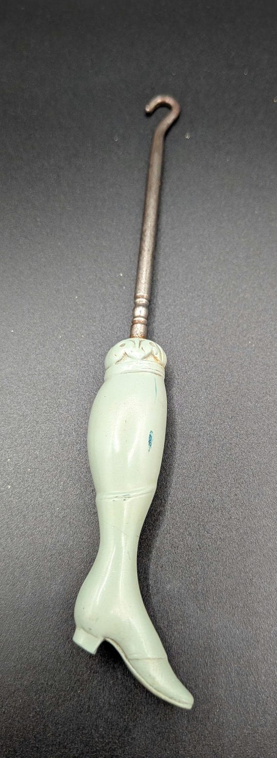 Victorian Boot Or Button Hook Unsigned #665 - image 1