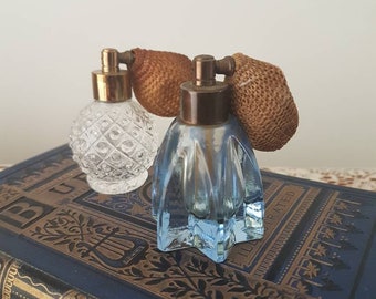 Vintage cut glass perfume bottleVintage Vintage Perfume Atomiser Dramatic