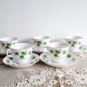 Krug Landhaus Grün Mit Efeuranke | Steingut 20x15x23cm | Shabby Chic Deko