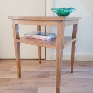 Mcm side table clearance with drawer