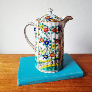 Vintage Japanese handpainted teapot