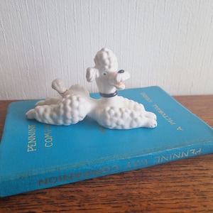 Vintage Keramik Pudel Figur