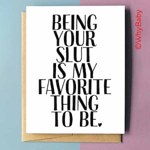 Naughty Card| Boyfriend Gift | Naughty Anniversary Card | Boyfriend Card | Funny Love Card For Husband or Boyfriend  Kinky Card | Adult Card