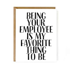 Meilleur boss | Carte pour le Boss Day | Carte de l'employé | Cadeau pour le patron | Merci patron |