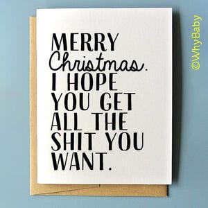 Vrolijke kerstkaart voor vrienden, kerstkaart voor familie, kerstkaartgrappen, grappige kerstkaart voor baas, vriend, familie