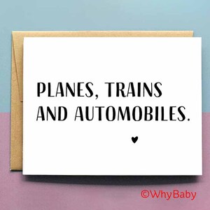 Avions Trains et Automobiles | C’est drôle que tu me manques | Carte manquante | Carte interurbain | Je pense à toi