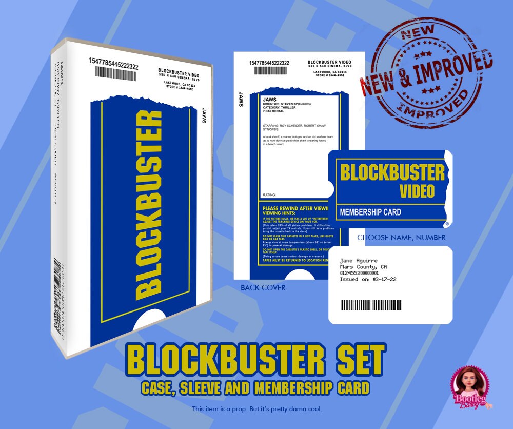 Blockbuster Id Card