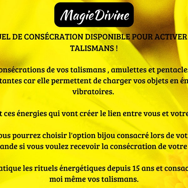 Rituel De Consécration A Distance De Vos Amulettes Talismans Et Minéraux + Transfert D'energies.