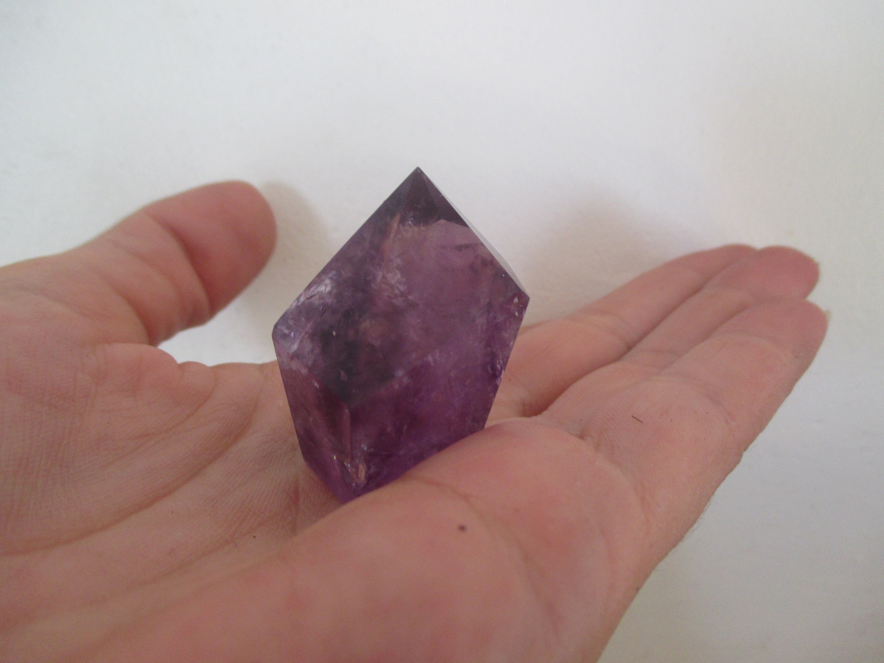 Pierre d'amethyste, Pointe Amethyste Mineraux Guerison Chakra Lithotherapie Pierre de Soin Energetiq