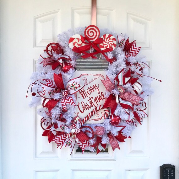 Free Shipping Xmas Decor Deco Mesh Wreath Holiday Deco Mesh Etsy