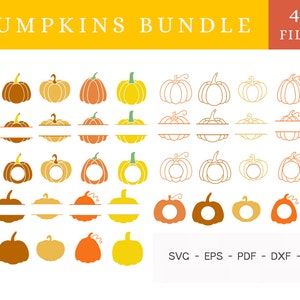 Pumpkin SVG file, Pumpkin svg bundle, Halloween, pumpkin svg Cut file, Cutting, Cricut, Silhouette