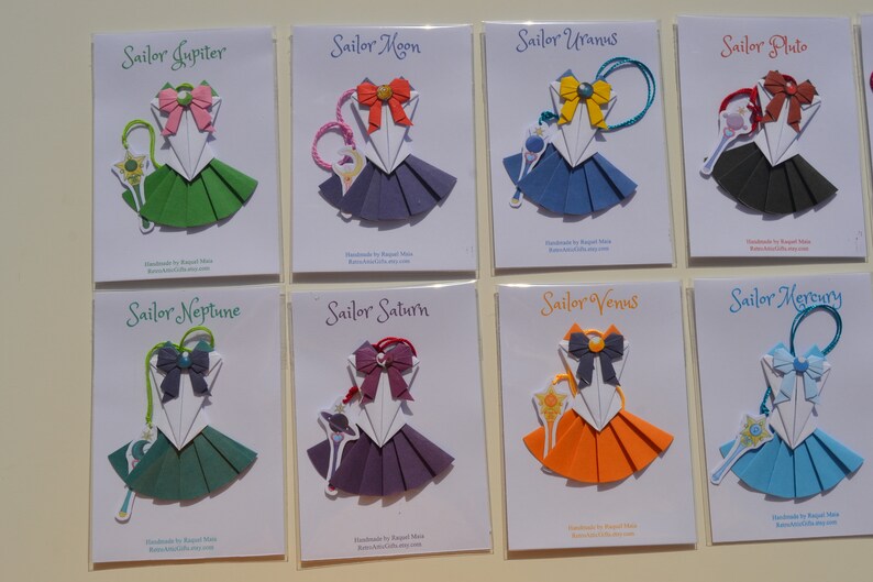 Sailor Moon origami bookmark Paper image 2