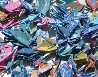 50/100 Mini Origami Tsurus - Decoration Origami