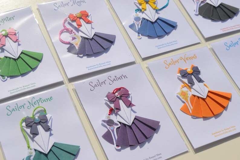 Sailor Moon origami bookmark Paper image 0