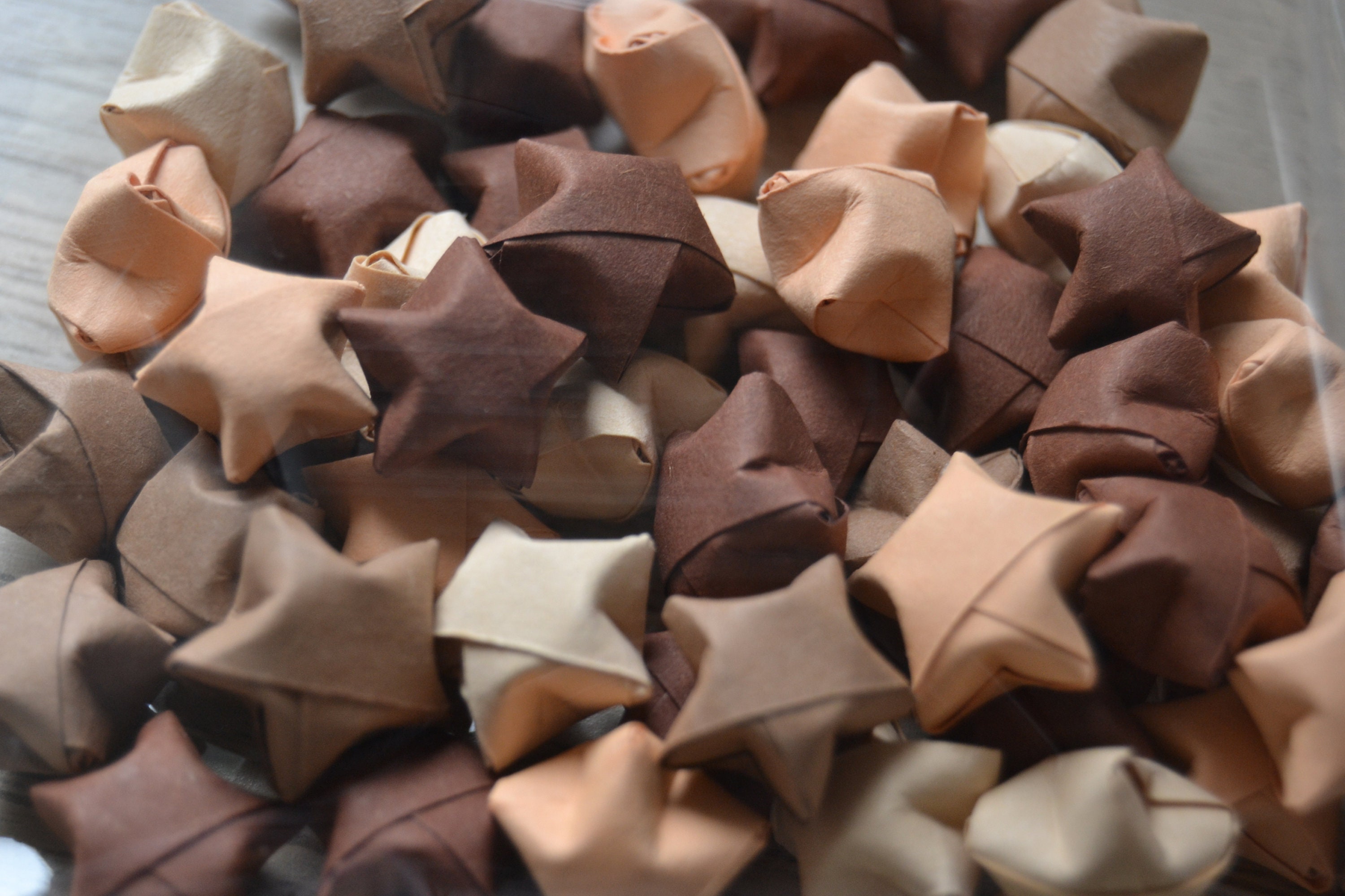 100 Handmade Origami Lucky Stars - Multicolor - Etsy