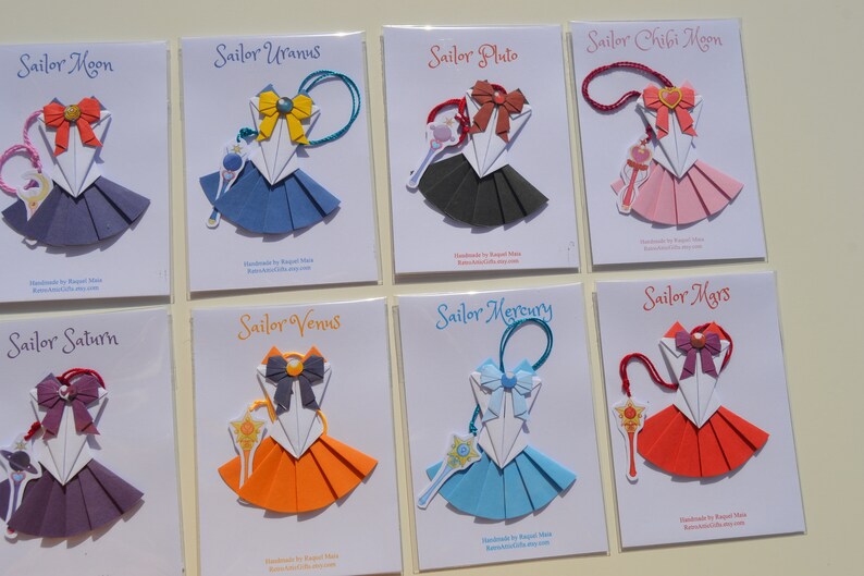 Sailor Moon origami bookmark Paper image 3