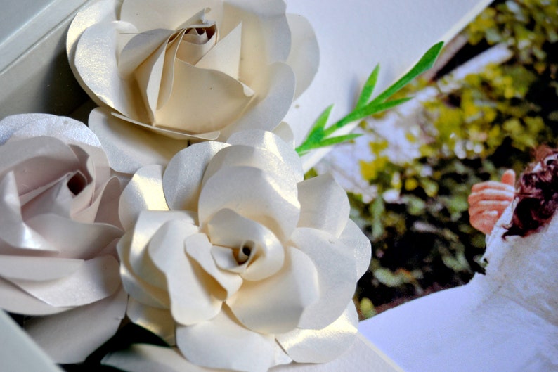 Personalised Flower Frame Home Decor Gifts For Couples Anniversary Gift, Wedding Gift