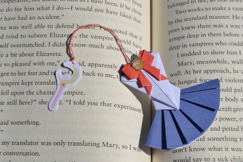 Sailor Moon origami bookmark Paper image 6