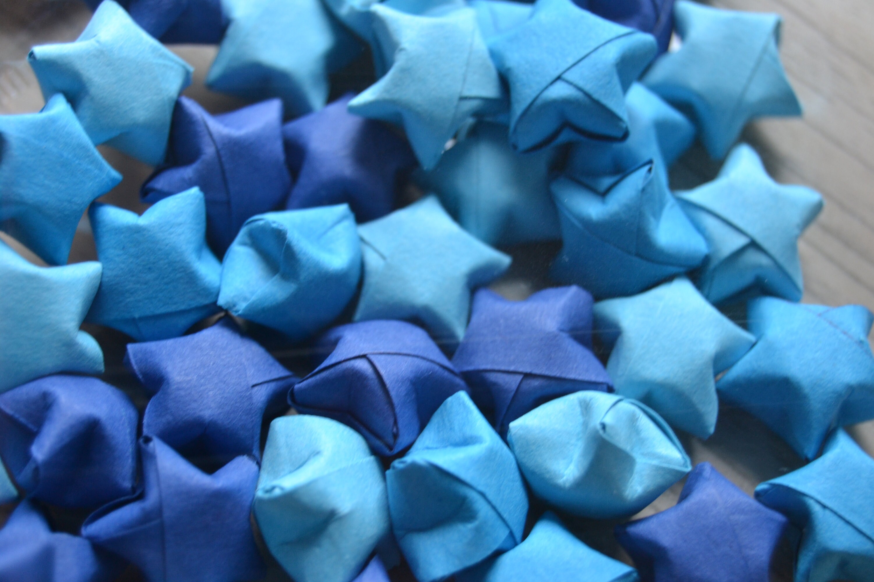 100 Handmade Origami Lucky Stars - Multicolor - Etsy