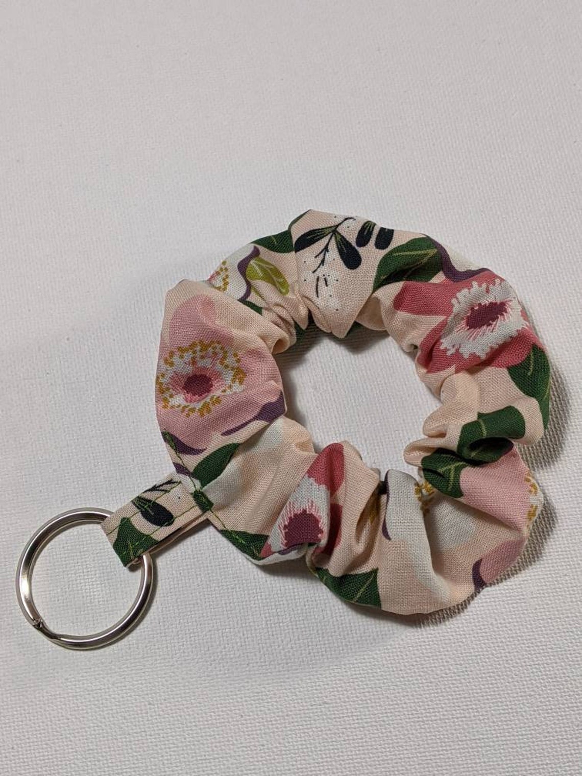 Scrunchie Keychain scrunchie bracelet keychain Etsy