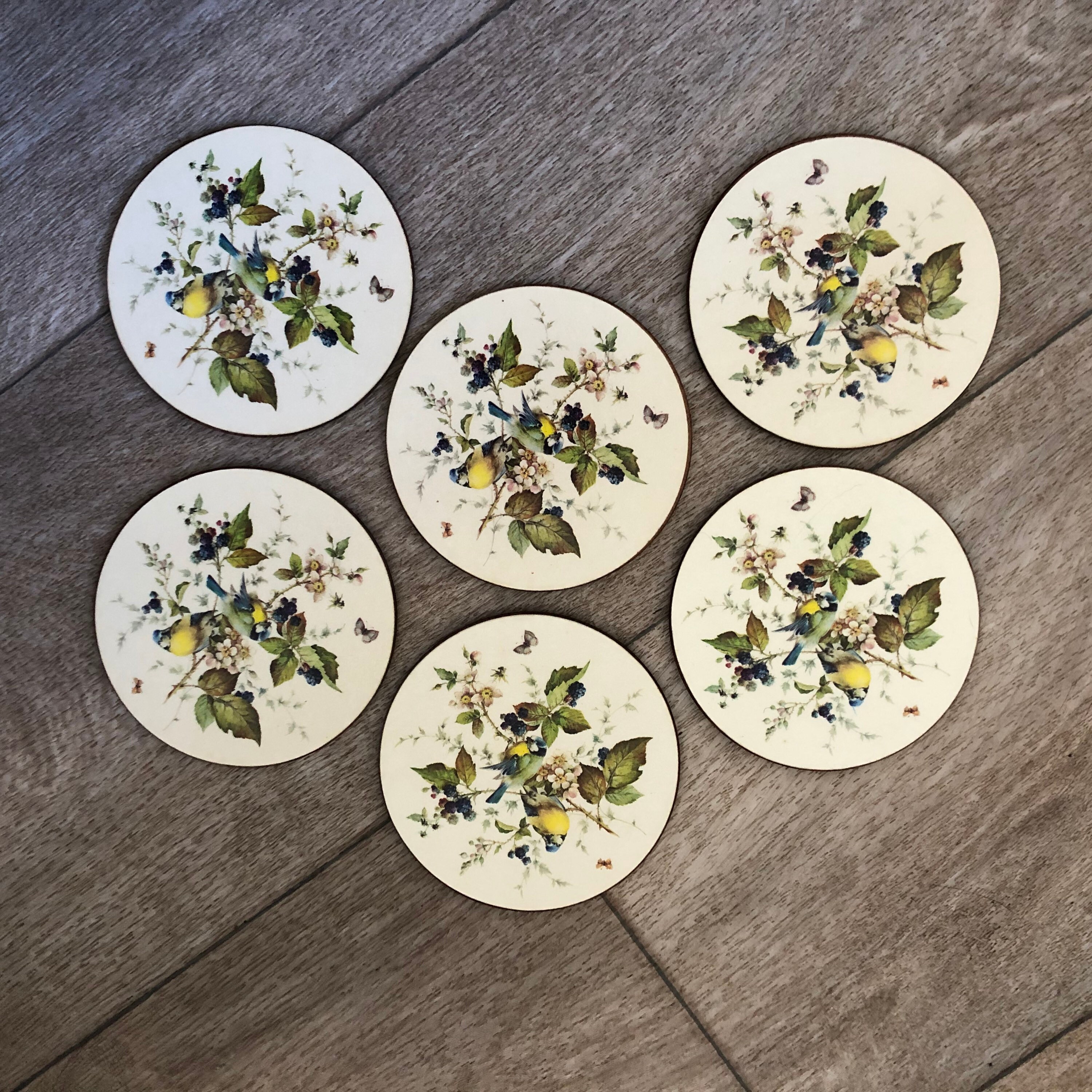 Vintage Pimpernel Round Coasters in Excellent Condition Etsy
