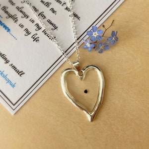 Miscarriage Necklace Gift, Forget Me Not Seed Necklace, Embryo Necklace, Stillbirth Gift, Pregnancy Baby Loss Gift, Sentimental Gift for Mum