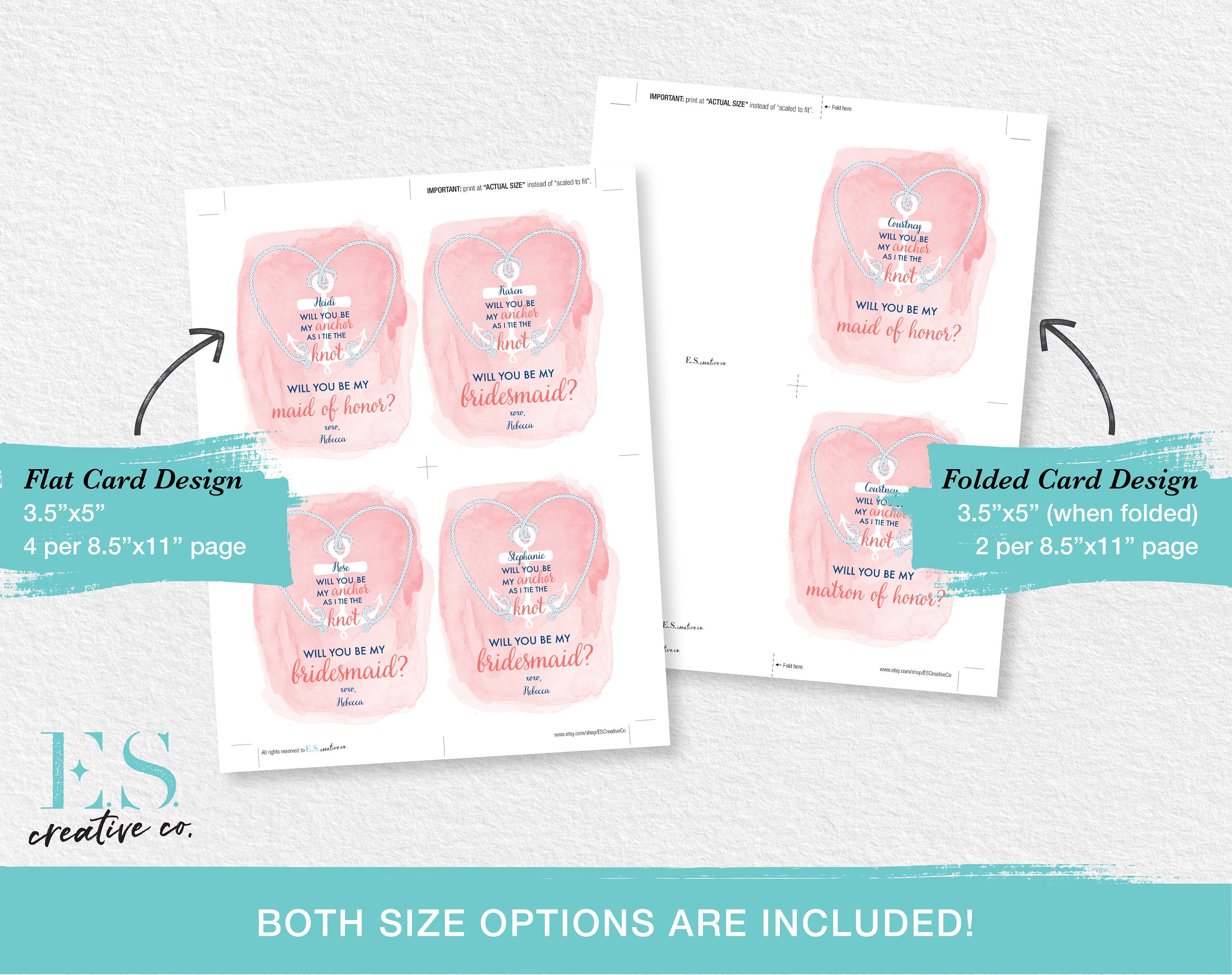 INSTANT DOWNLOAD Bridesmaid Proposal Printable Personalized - Etsy