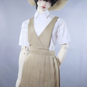 BJD school uniform long skirt in MSD SD13 SD17 SDGr size