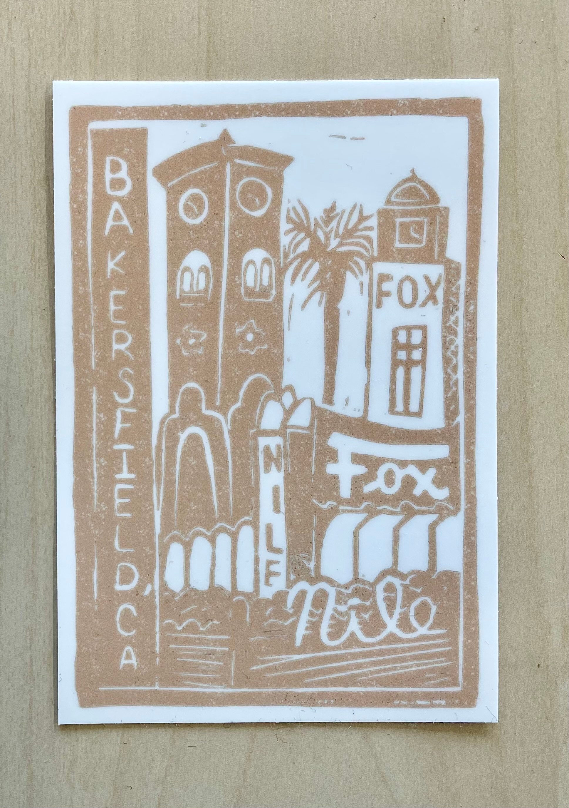 Bakersfield Sticker Etsy