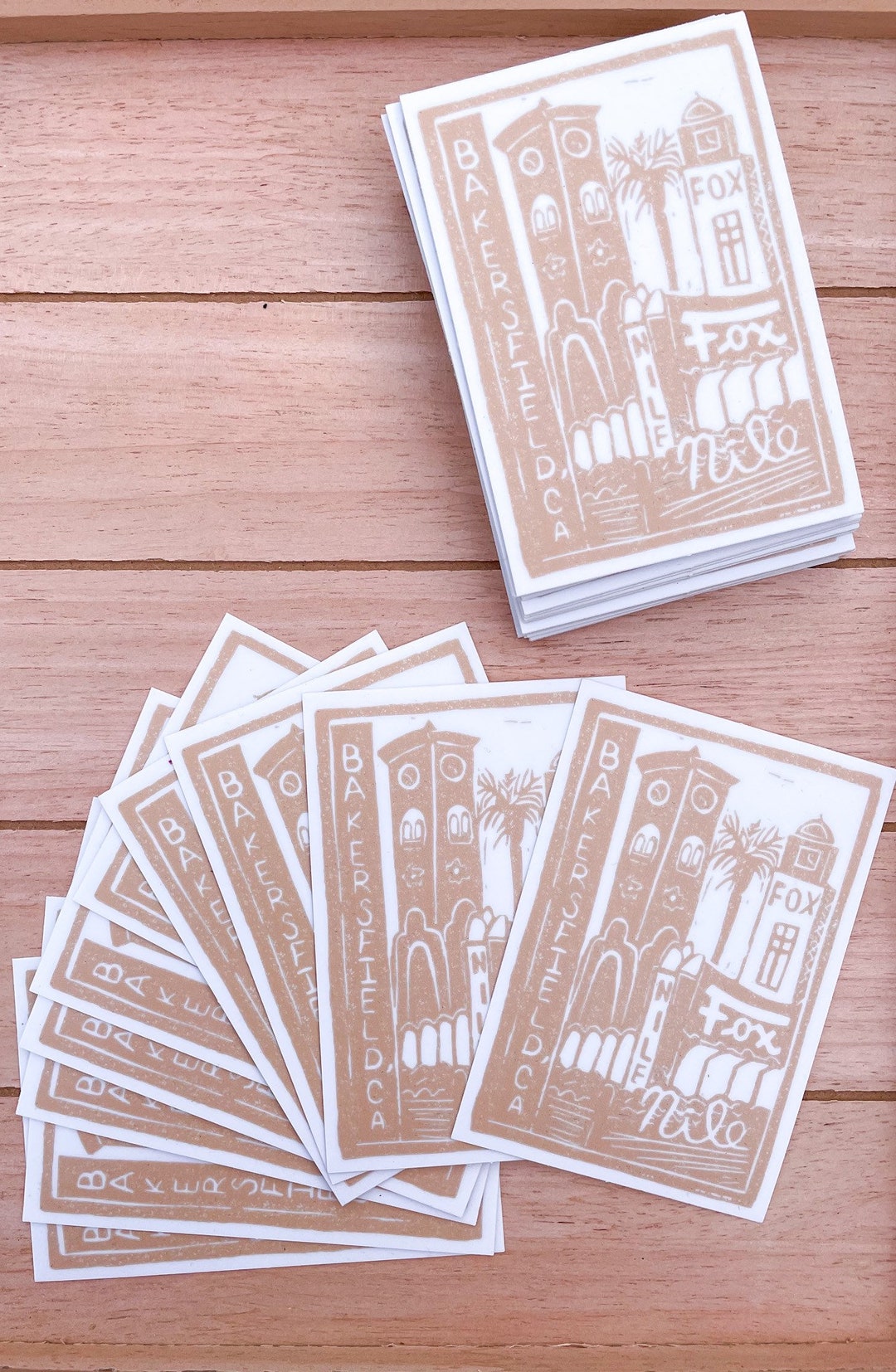 Bakersfield Sticker Etsy