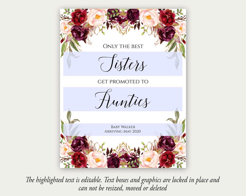 Download Pregnancy Announcement Wine Label Editable Template Only ...