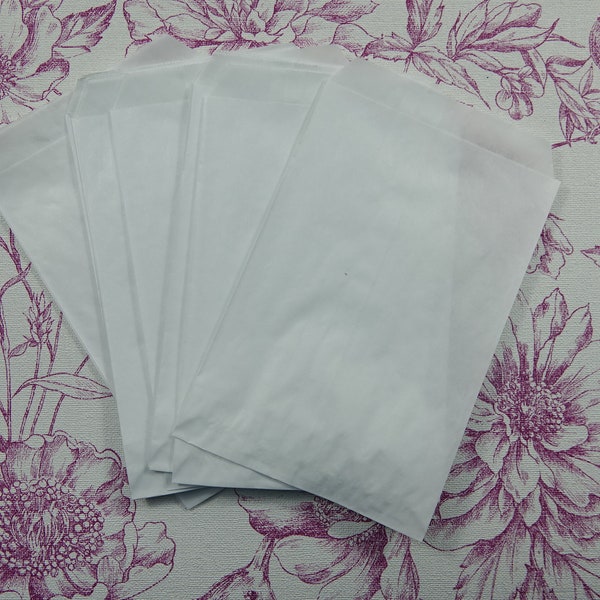 Sacs  kraft blanc , sachet mariage, sachet baptême, emballage blanc,