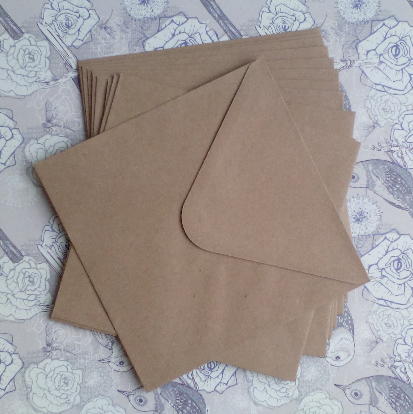 Kraft Envelopes 13.5 X 13.5 Batch of 15 Etsy