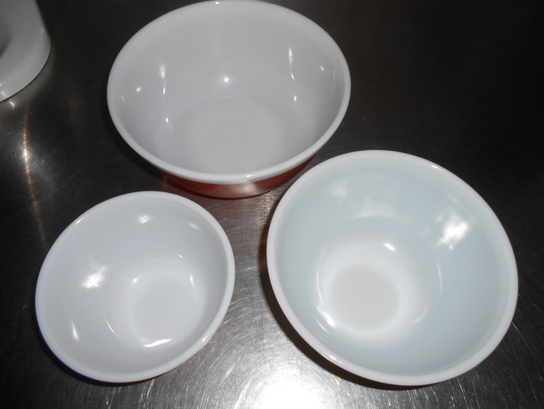 Pyrex Americana mixing bowls-Fall Harvest