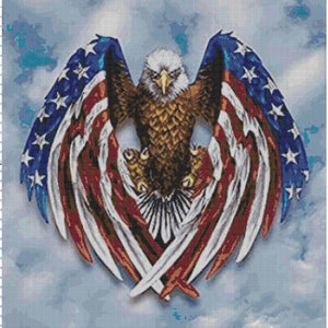 Amerikanischer Adler Zählmuster PDF Download