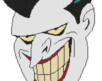 Descargar PDF del patrón de punto de cruz del Joker