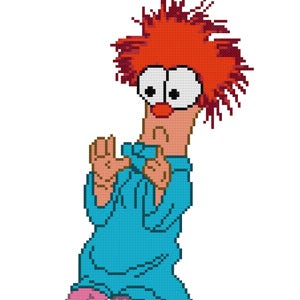 Baby Beaker Counted Cross Stitch Pattern PDF Download