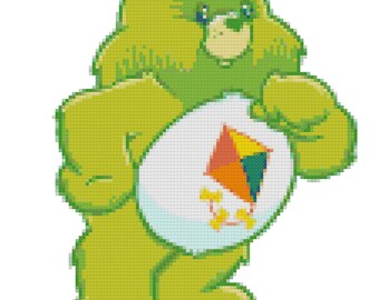 Care Bear Cross Stitch Pattern: "Do Your Bear" (PDF Download