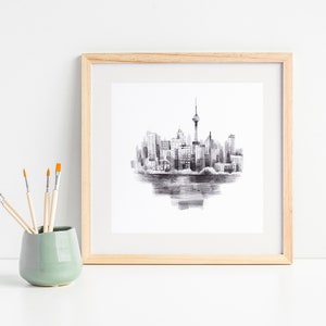 Toronto Art Print Toronto illustration, Art Print, Canadian Sellers, Kass Reich image 1