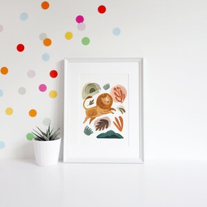 Lions Tigers and Bears Print Set Nursery Decor Kids Room - Etsy