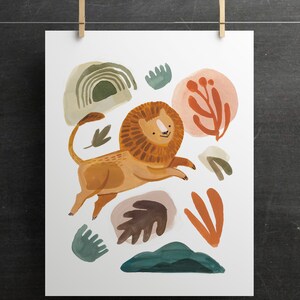 Lions Tigers and Bears Print Set Nursery Decor Kids Room - Etsy