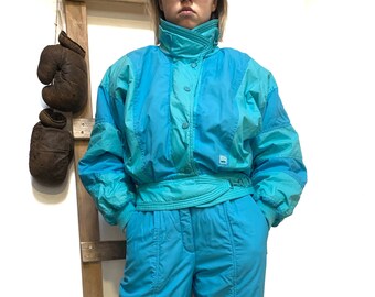 Peter Steinebronn ski suit/One piece ski suit/Mountain sky/Snowboard Costume/Blue